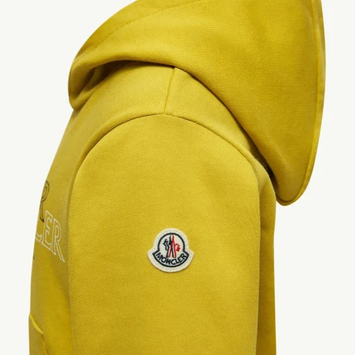 Triple Logo Cotton Hoodie