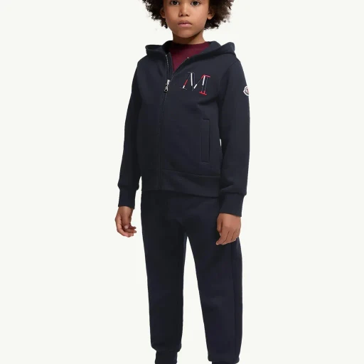 Embroidered Logo Cotton Tracksuit Set