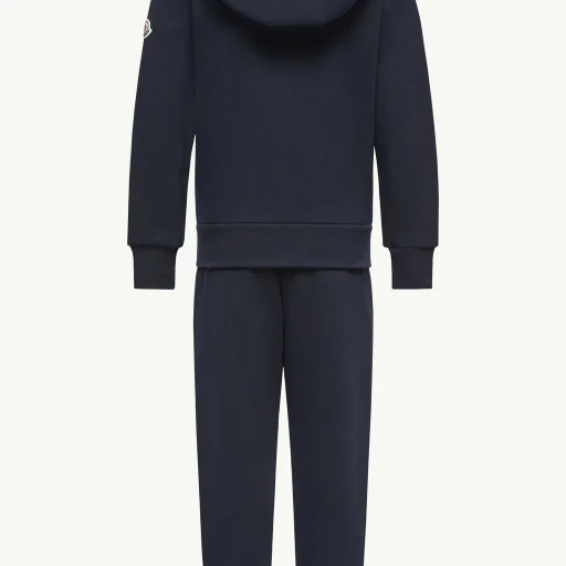 Embroidered Logo Cotton Tracksuit Set