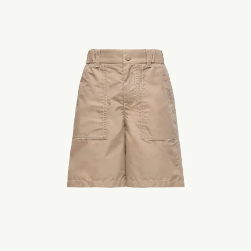 Logo Poplin Bermuda Shorts