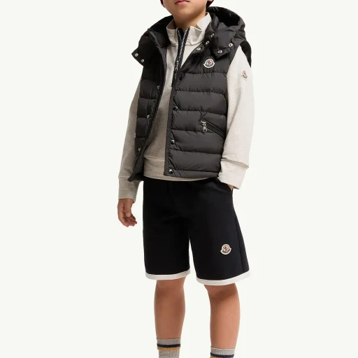 Logo Stretch Cotton Fleece Shorts