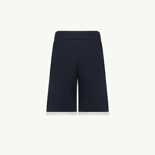 Logo Stretch Cotton Fleece Shorts
