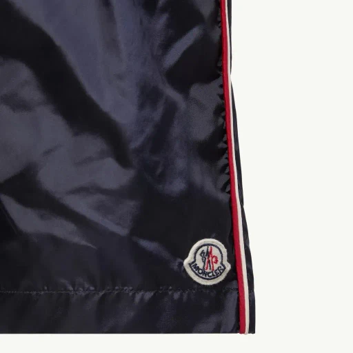 Tricolor-Trimmed Swim Shorts