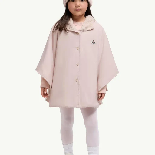 Reversible Hooded Teddy Cape
