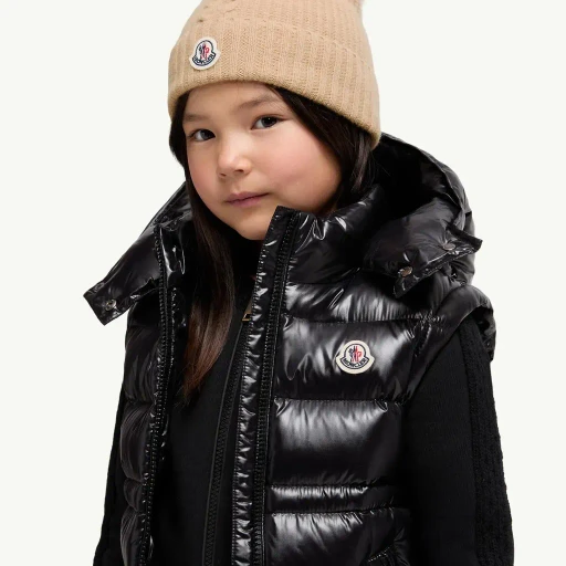 Wool Beanie With Shearling Pom Pom