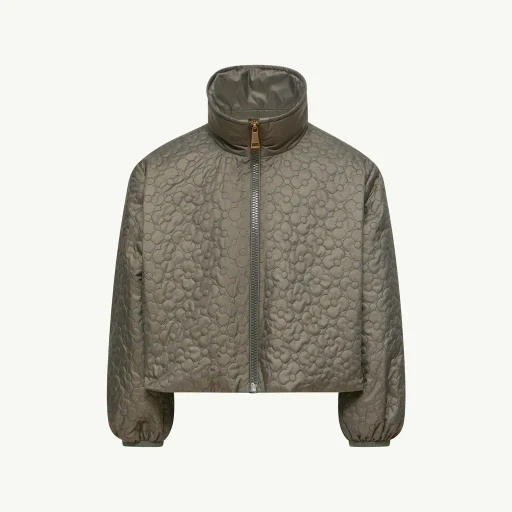Kamelya Floral-Quilted Padded Jacket