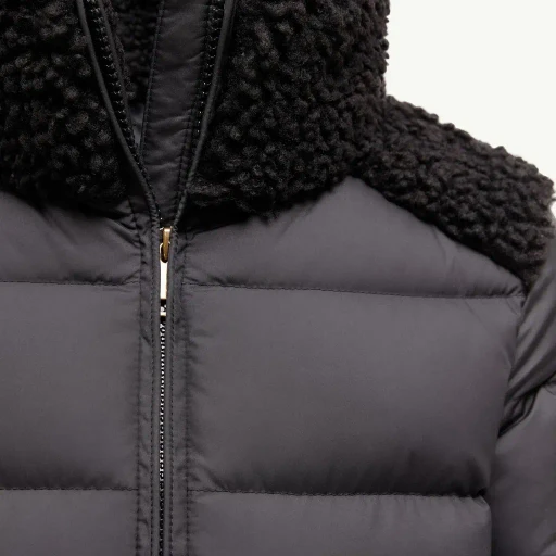 Vard Teddy-Trimmed Down Jacket