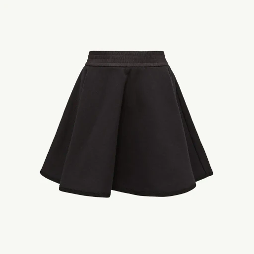 Flared Cotton Mini Skirt