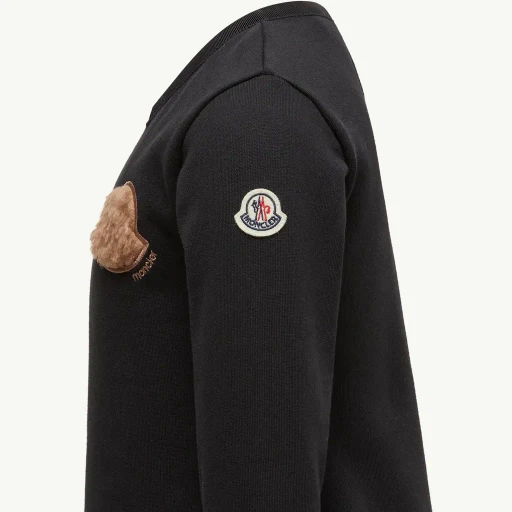 Teddy Logo Pleated Cotton Dress