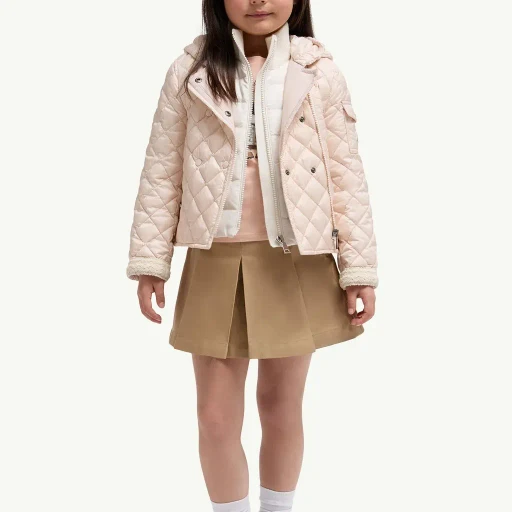 Pleated Cotton Gabardine Skirt