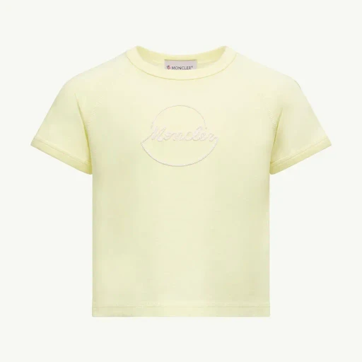 Embroidered Logo Cotton T-Shirt