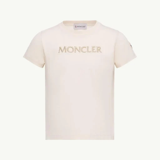 Embroidered Logo Cotton T-Shirt