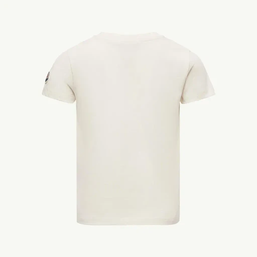 Teddy Bear Motif Cotton T-Shirt