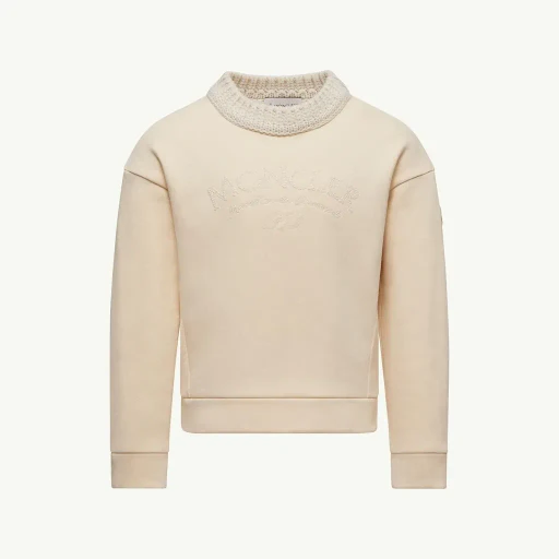 Embroidered Logo Cotton Sweatshirt