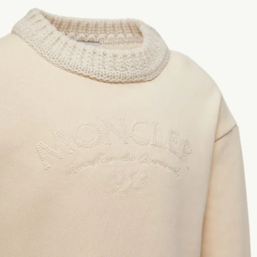 Embroidered Logo Cotton Sweatshirt