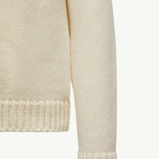 Textured Logo Wool Jumper