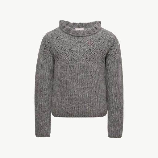 Ruffled Wool Jumper