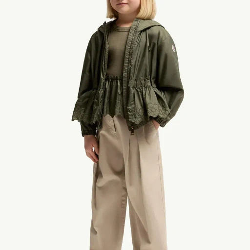 Pleated Stretch Cotton Gabardine Trousers