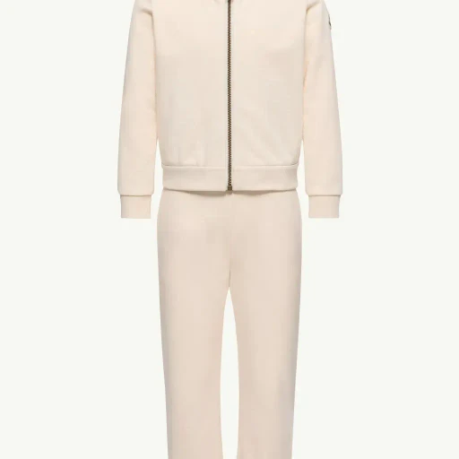 Logo Patch Cotton Tracksuit Set