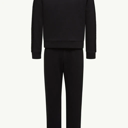 Wool-Trimmed Cotton Tracksuit Set