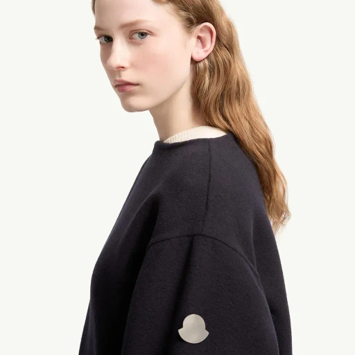 Moncler + Jil Sander Cuprous 2-In1 Wool Blend Cape