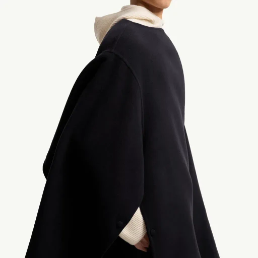 Moncler + Jil Sander Cuprous 2-In1 Wool Blend Cape