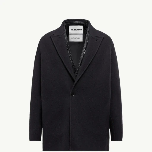 Moncler + Jil Sander Rhamnose 3-In-1 Wool Mono-Breasted Down Jacket
