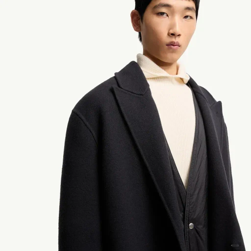 Moncler + Jil Sander Rhamnose 3-In-1 Wool Mono-Breasted Down Jacket