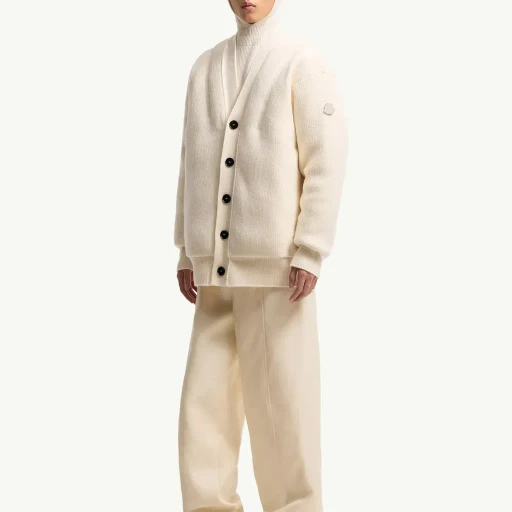 Moncler + Jil Sander Padded Wool Cardigan