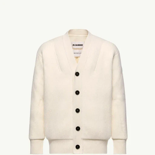 Moncler + Jil Sander Padded Wool Cardigan