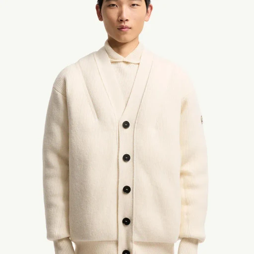 Moncler + Jil Sander Padded Wool Cardigan