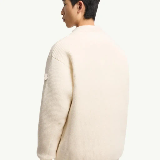 Moncler + Jil Sander Padded Wool Cardigan