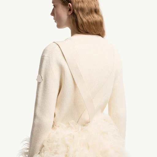 Moncler + Jil Sander Textured Wool Blend Long Skirt
