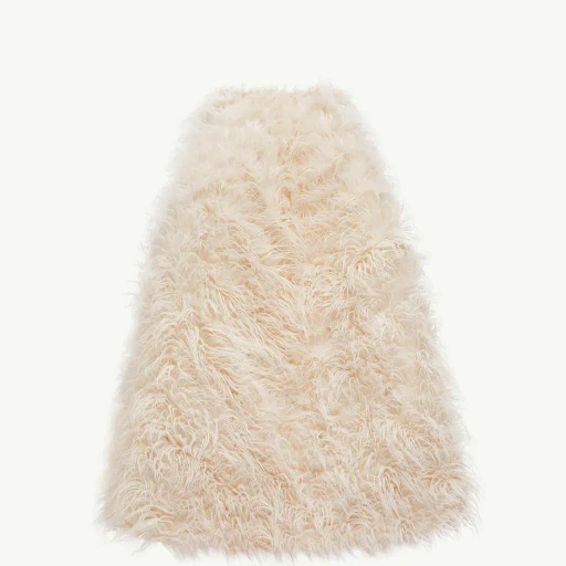 Moncler + Jil Sander Textured Wool Blend Long Skirt