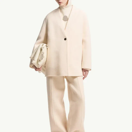 Moncler + Jil Sander Straight Leg Wool Ttrousers