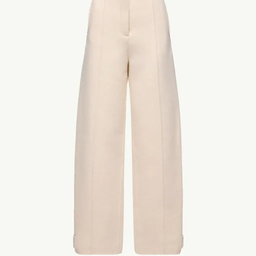 Moncler + Jil Sander Straight Leg Wool Ttrousers