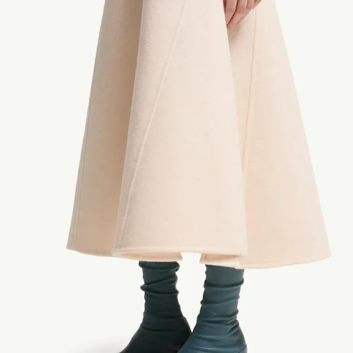 Moncler + Jil Sander Wool Midi Skirt