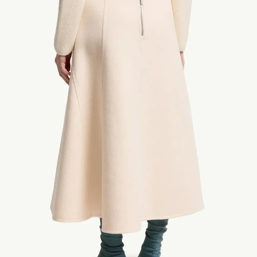 Moncler + Jil Sander Wool Midi Skirt