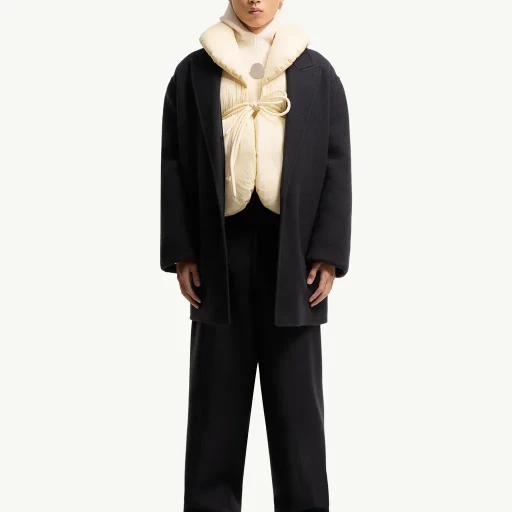 Moncler + Jil Sander Wool Gabardine Tailored Trousers
