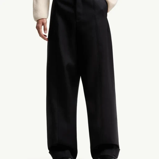 Moncler + Jil Sander Wool Gabardine Tailored Trousers
