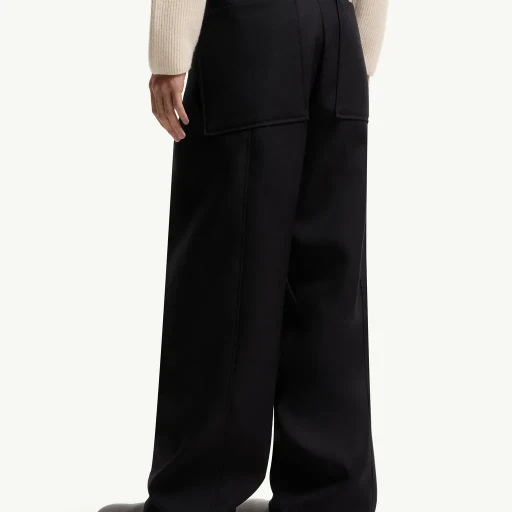 Moncler + Jil Sander Wool Gabardine Tailored Trousers