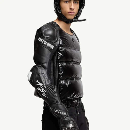 Moncler X A$Ap Rocky Leather Gloves
