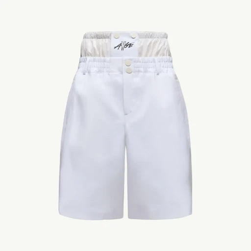 Moncler X A$Ap Rocky Logo Print Shorts