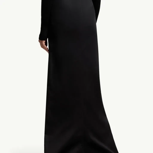 Moncler X Ee72 By Edward Enninful Cotton Gabardine Maxi Skirt