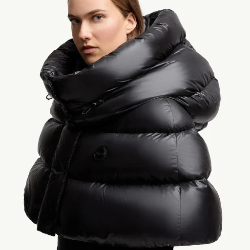 Moncler X Ee72 By Edward Enninful Hooded Down Cape