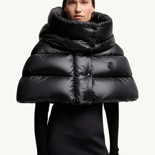 Moncler X Ee72 By Edward Enninful Hooded Down Cape