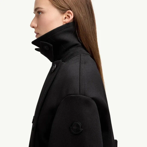 Moncler X Ee72 By Edward Enninful Maysak Wool Short Down Jacket