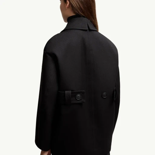 Moncler X Ee72 By Edward Enninful Maysak Wool Short Down Jacket