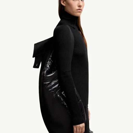 Moncler X Ee72 By Edward Enninful Maysak Wool Short Down Jacket