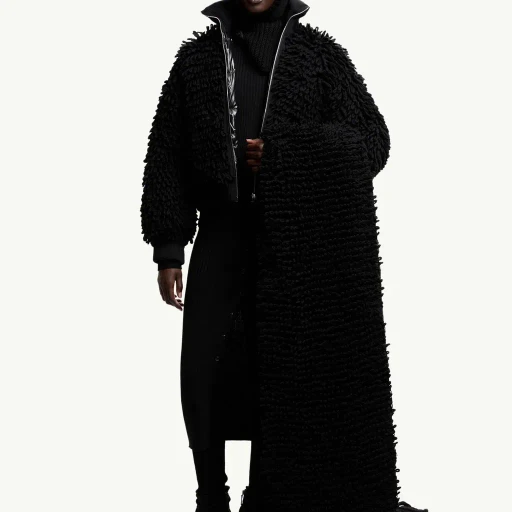 Moncler X Ee72 By Edward Enninful Wool Blend Zip-Up Cardigan